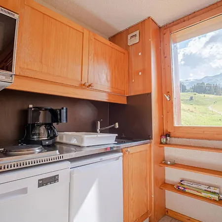 Valmorel: Appt 32m², Skis Aux Pieds, Balcon, Casier A Skis - Fr-1-356-486 * Valmorel