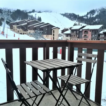 Valmorel: Appt 32m², Skis Aux Pieds, Balcon, Casier A Skis - Fr-1-356-486 アパート