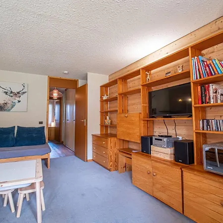 Valmorel: Appt 32m², Skis Aux Pieds, Balcon, Casier A Skis - Fr-1-356-486 アパート ヴァルモレル